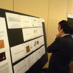 At poster presentation